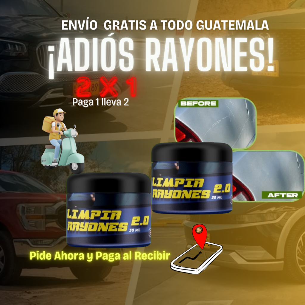 ADIOS RAYONES LLEVATE 2 X  240 QUETZALES